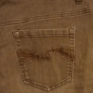 Gloria Vanderbilt Amanda Women's Jeans Size 16W Color: Safari